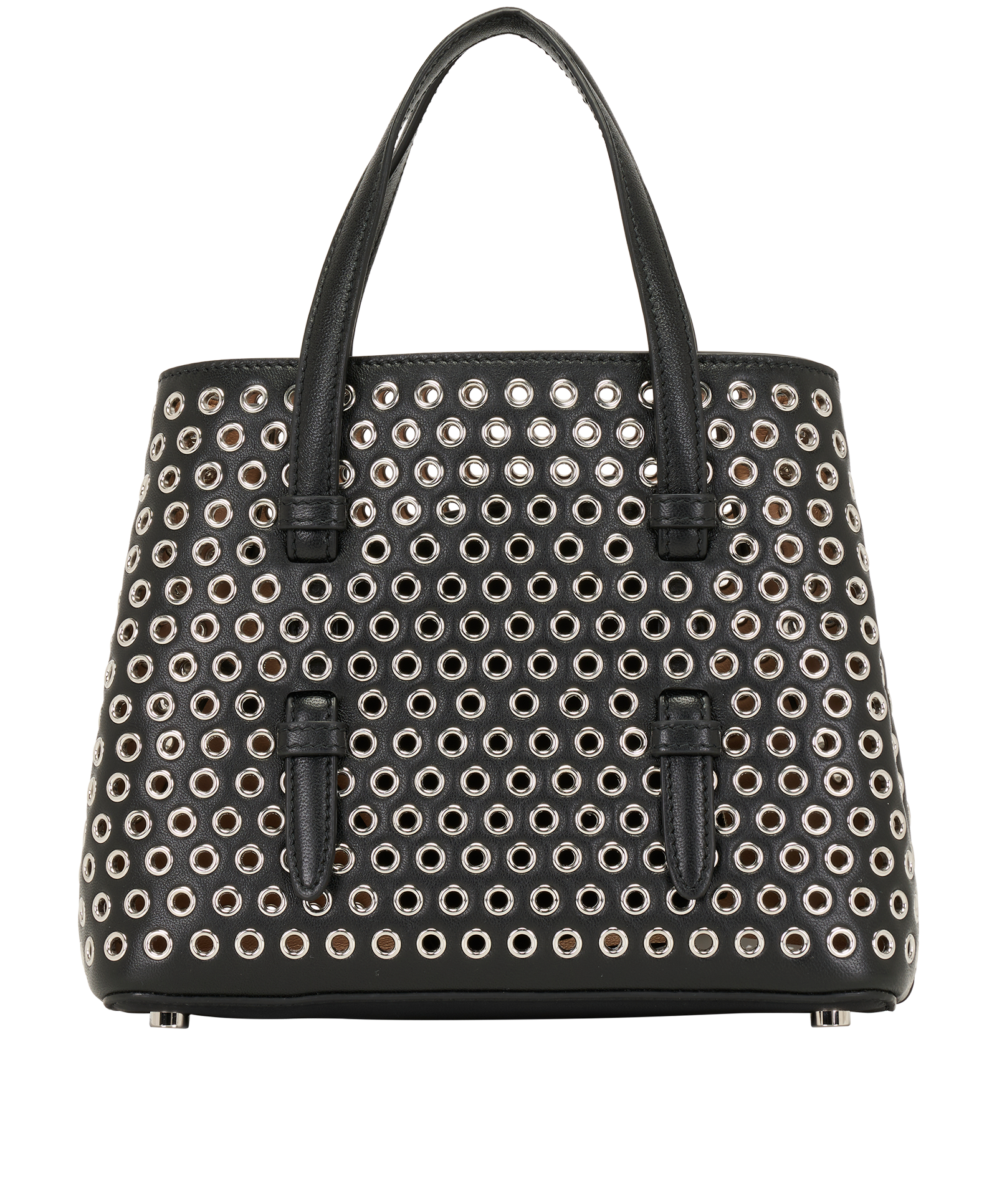 Mina 20, &pound;950, Handbags, Black, Leather, Back view